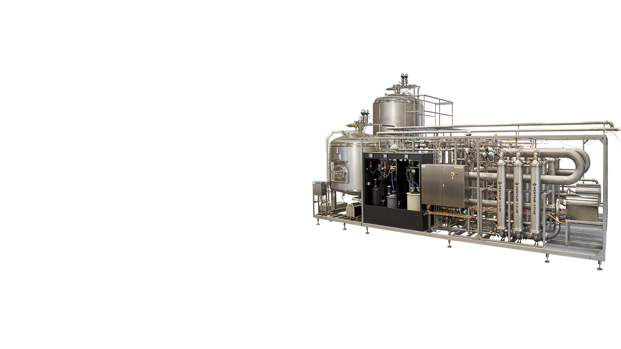 Beer Membrane Filtration System for mid-size breweries that filters at a capacity between 150-250 hl/hr.
