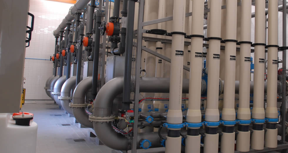 Membrane Elements at plant in Ootmarsum